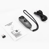 Eyoyo 1D, 2D & QR Codes Bluetooth Mini Barcode Scanner with USB Wired/Bluetooth/ 2.4G Wireless